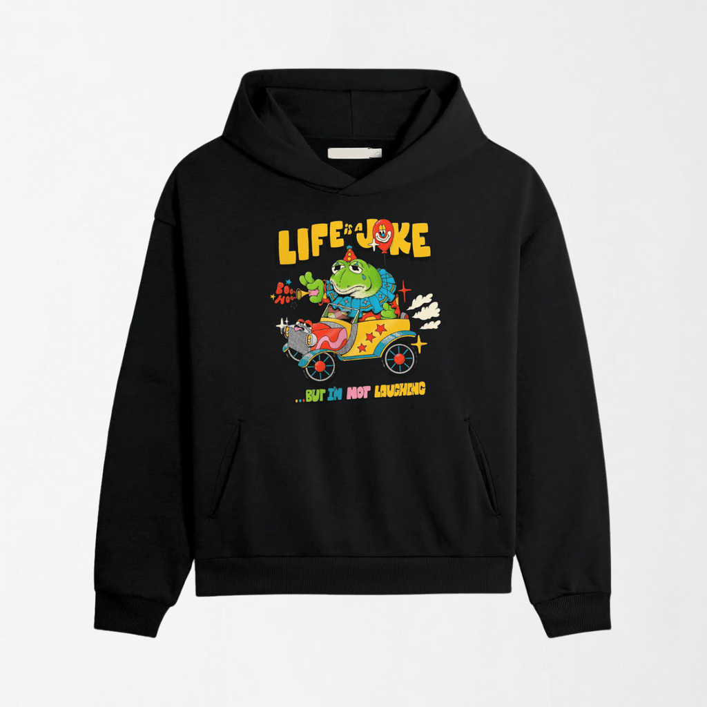 Life is a Joke - Graphic Hoodie S - Premium Unisex | LEKSI Pakistan