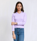Lilac Full Sleeves Polo Ribbed Shirt XXS - Premium Unisex Polo | LEKSI Pakistan