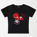 Little Devil On The Phone Y2K Baby Tee XXS - Premium Unisex | LEKSI Pakistan