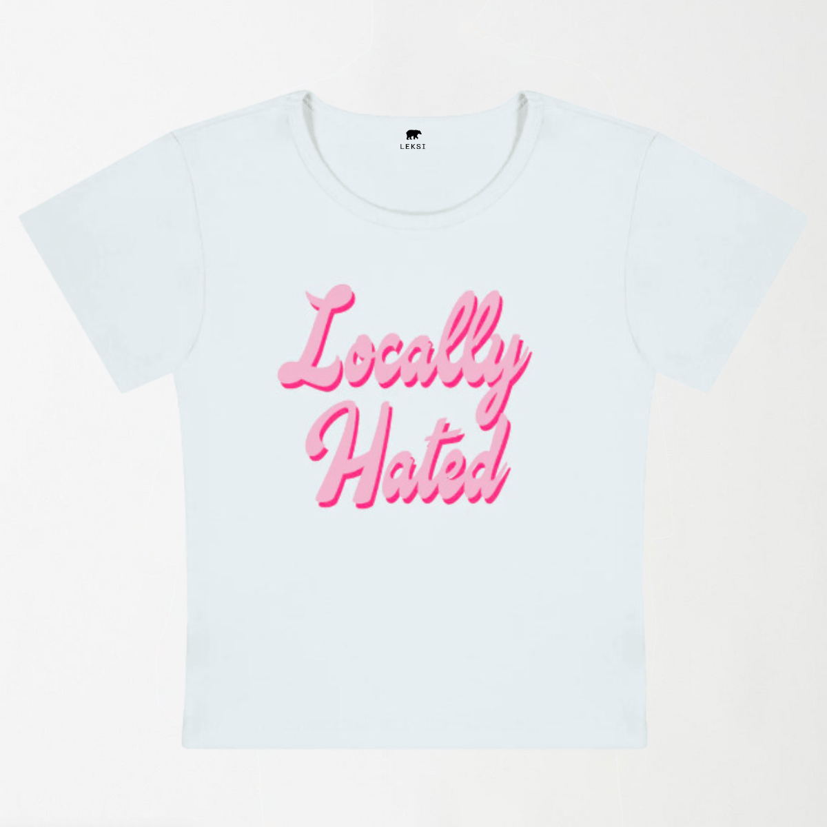 Locally Hated Y2K Baby Tee XXS - Premium Unisex | LEKSI Pakistan
