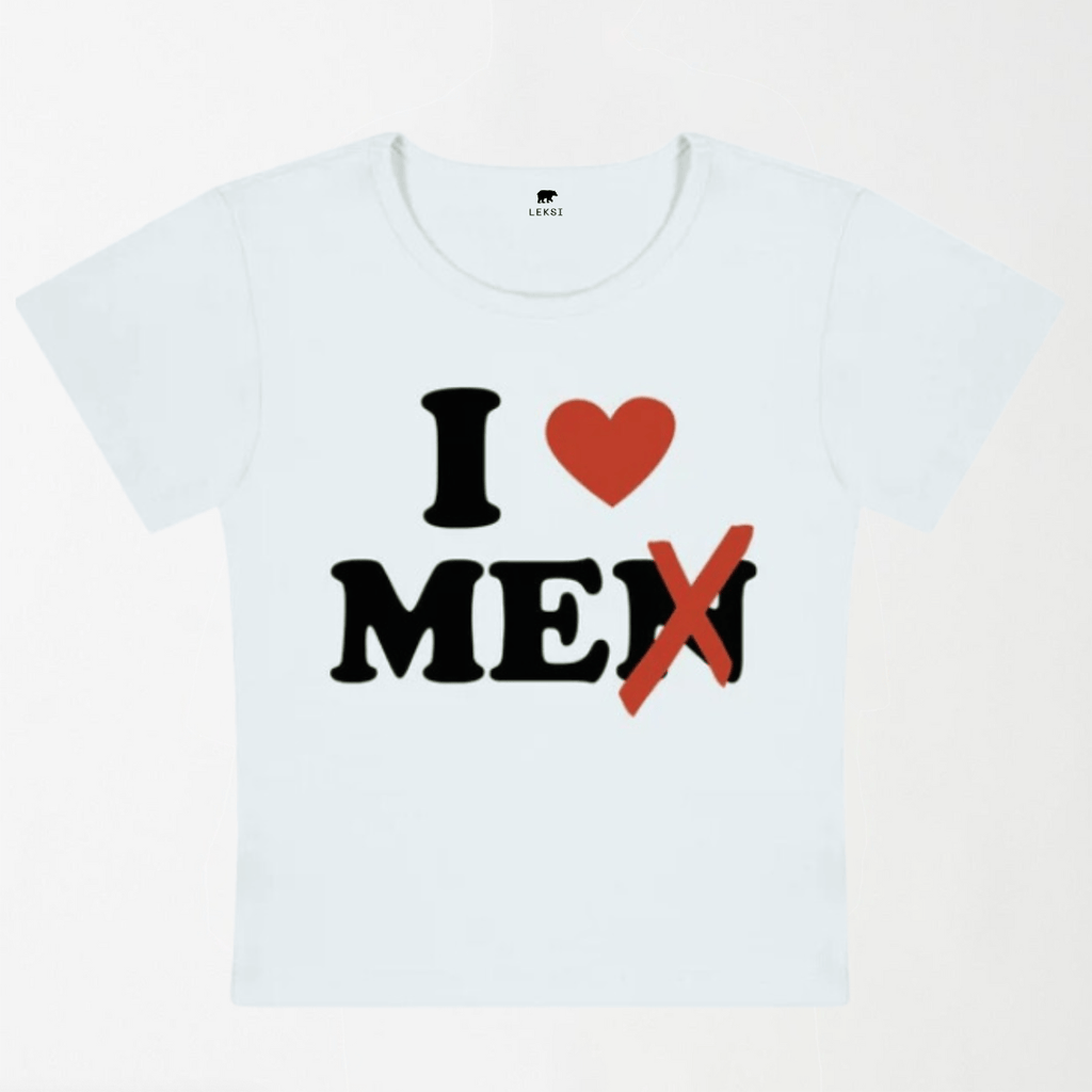 Love Me Not Men Y2K Baby Tee XXS - Premium Unisex | LEKSI Pakistan