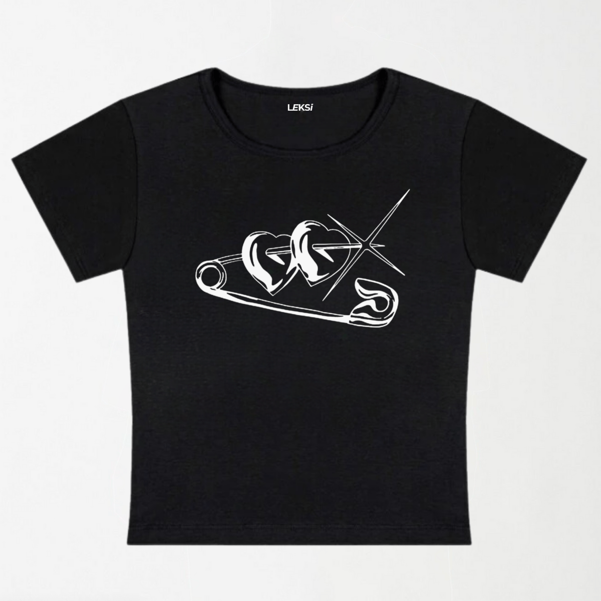 Love Pin Y2K Baby Tee XXS - Premium Unisex | LEKSI Pakistan