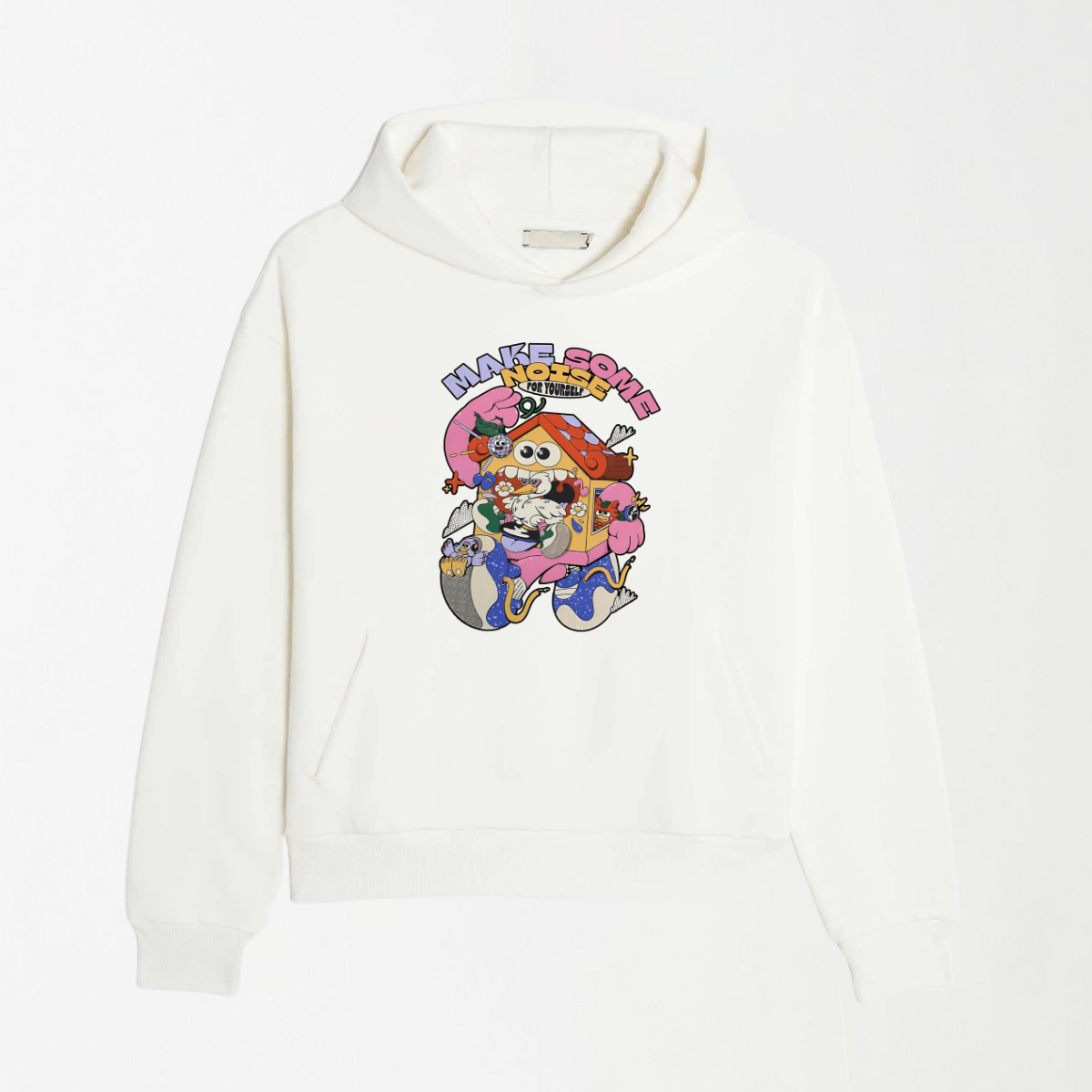 Make Some Noise - Graphic Hoodie S - Premium Unisex | LEKSI Pakistan