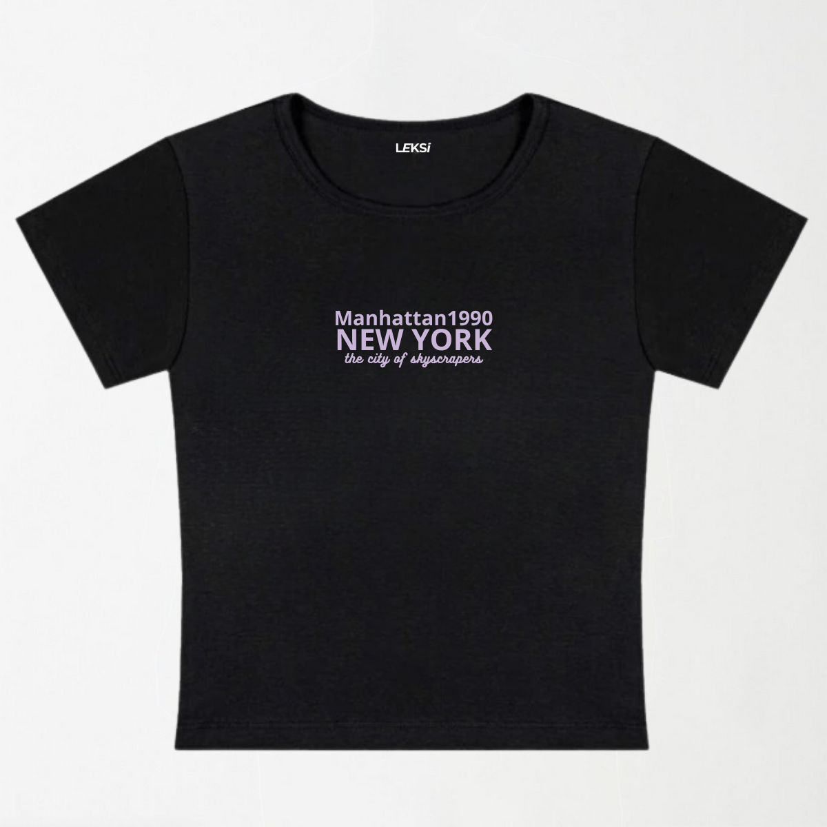 Manhattan 1990 Y2K Baby Tee XXS - Premium Unisex | LEKSI Pakistan