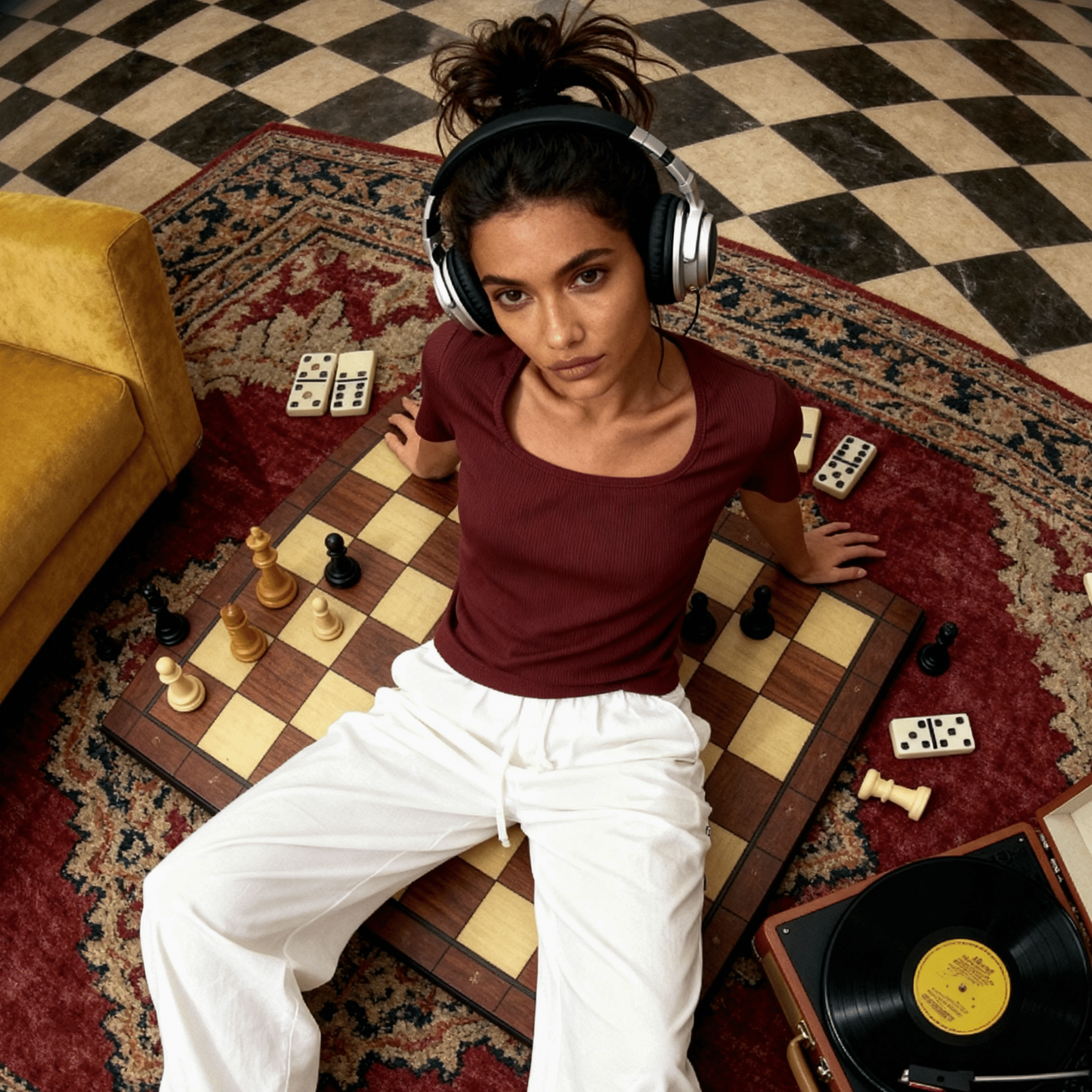 Maroon Square Neck Ribbed Shirt XXS - Premium Unisex Square Neck | LEKSI Pakistan