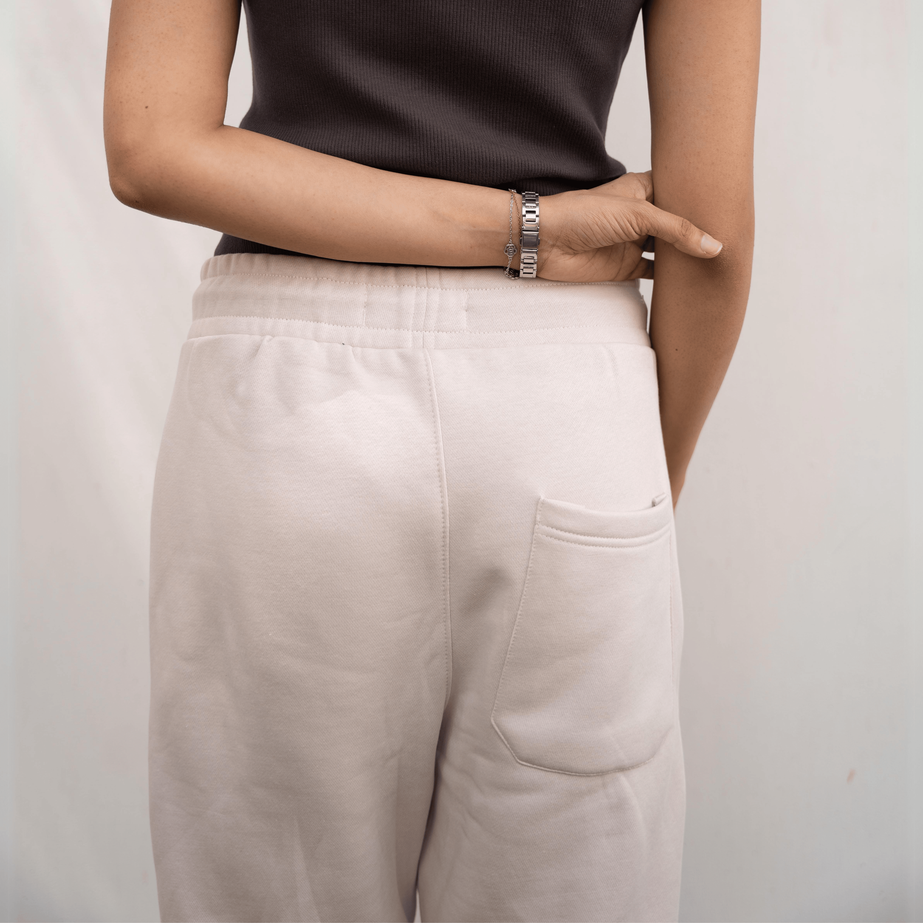 Marshmallow Pink Unisex Fleece Sweatpants (Winter - Friendly) XS - Premium Unisex Sweatpants | LEKSI Pakistan