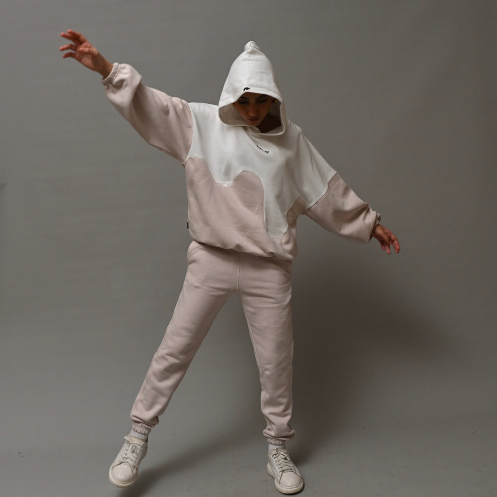 Marshmallow Pink Unisex Fleece Sweatpants (Winter - Friendly) XS - Premium Unisex Sweatpants | LEKSI Pakistan