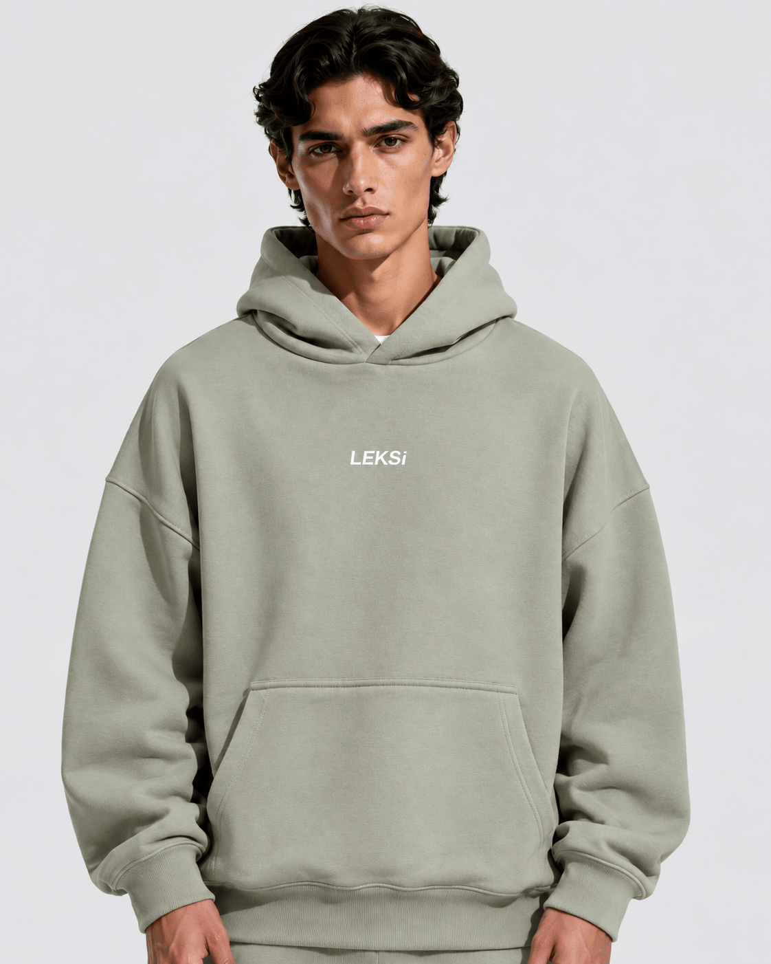 Minty Sage Cloud Hoodie S - Premium Unisex Raglan Hoodie | LEKSI Pakistan