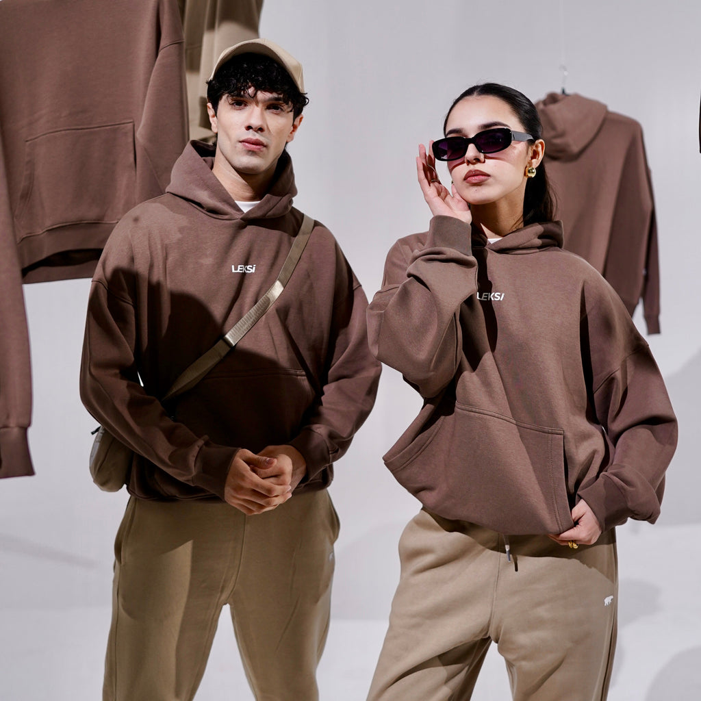 Mocha Mousse Cloud Hoodie S - Premium Unisex Raglan Hoodie | LEKSI Pakistan