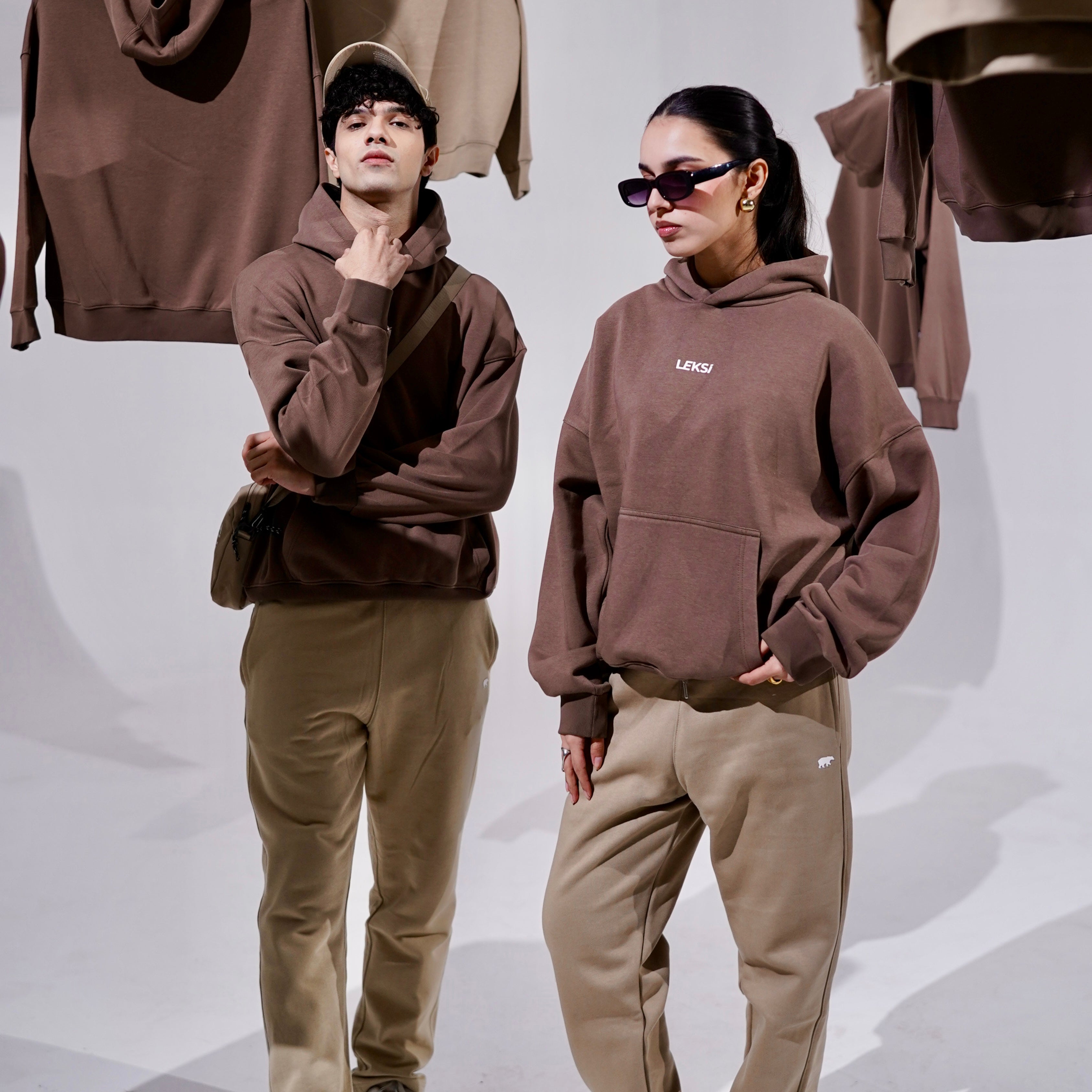 Mocha Mousse Cloud Hoodie S - Premium Unisex Raglan Hoodie | LEKSI Pakistan