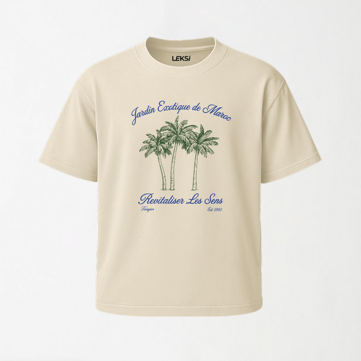 Morocco - Round Neck Unisex T Shirt S - Premium Unisex Graphic T-Shirt | LEKSI Pakistan