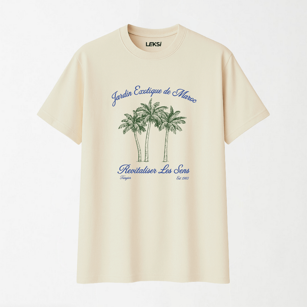 Morocco - Round Neck Unisex T Shirt S - Premium Unisex Graphic T-Shirt | LEKSI Pakistan