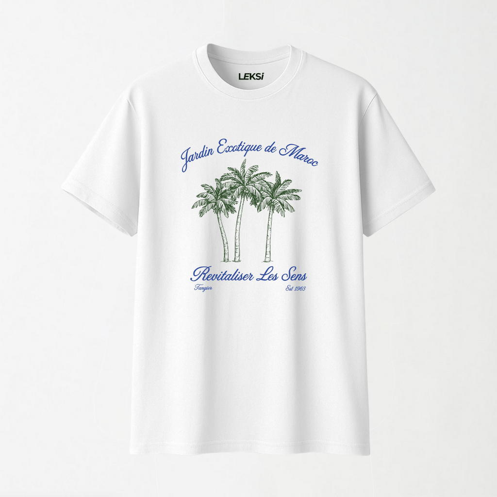 Morocco - Round Neck Unisex T Shirt S - Premium Unisex Graphic T-Shirt | LEKSI Pakistan