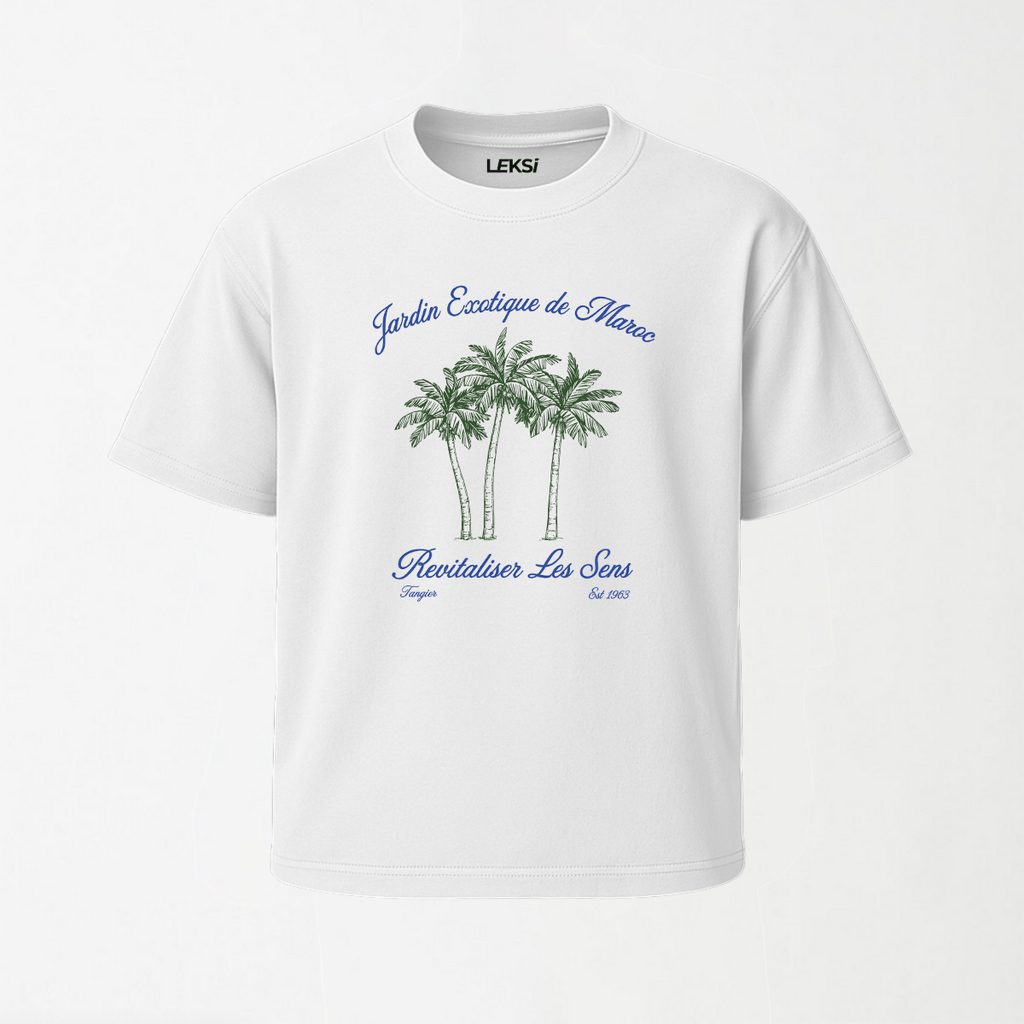 Morocco - Round Neck Unisex T Shirt S - Premium Unisex Graphic T-Shirt | LEKSI Pakistan