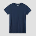Navy Blue - Plain Round Neck Unisex T-Shirt XXS - Premium Unisex | LEKSI Pakistan