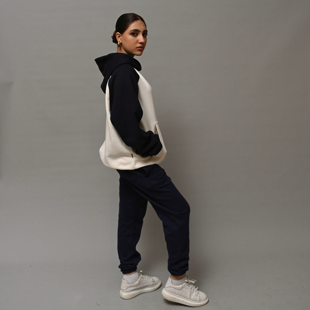 Navy Blue Unisex Sweatpants - French Terry (Summer - Friendly) XS - Premium Unisex Sweatpants | LEKSI Pakistan