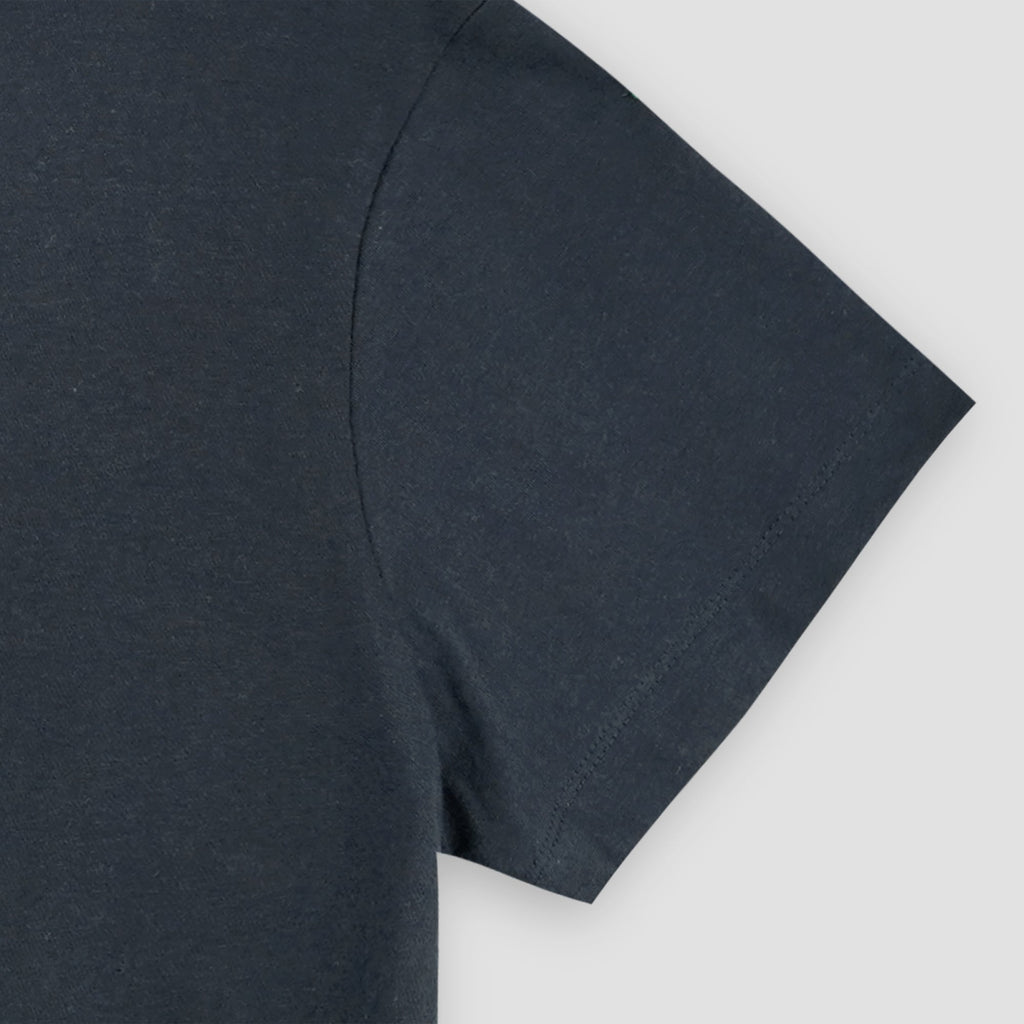 Navy Blue V - Neck T-Shirt XS - Premium Unisex | LEKSI Pakistan