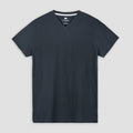 Navy Blue V - Neck T-Shirt XS - Premium Unisex | LEKSI Pakistan