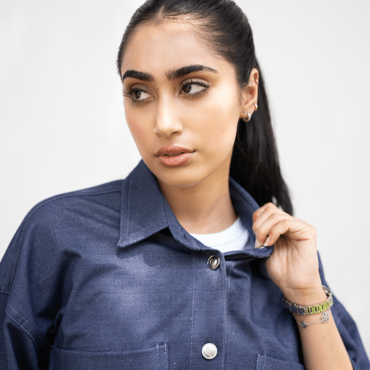 Navy Twill Co - ord S - Premium Unisex | LEKSI Pakistan