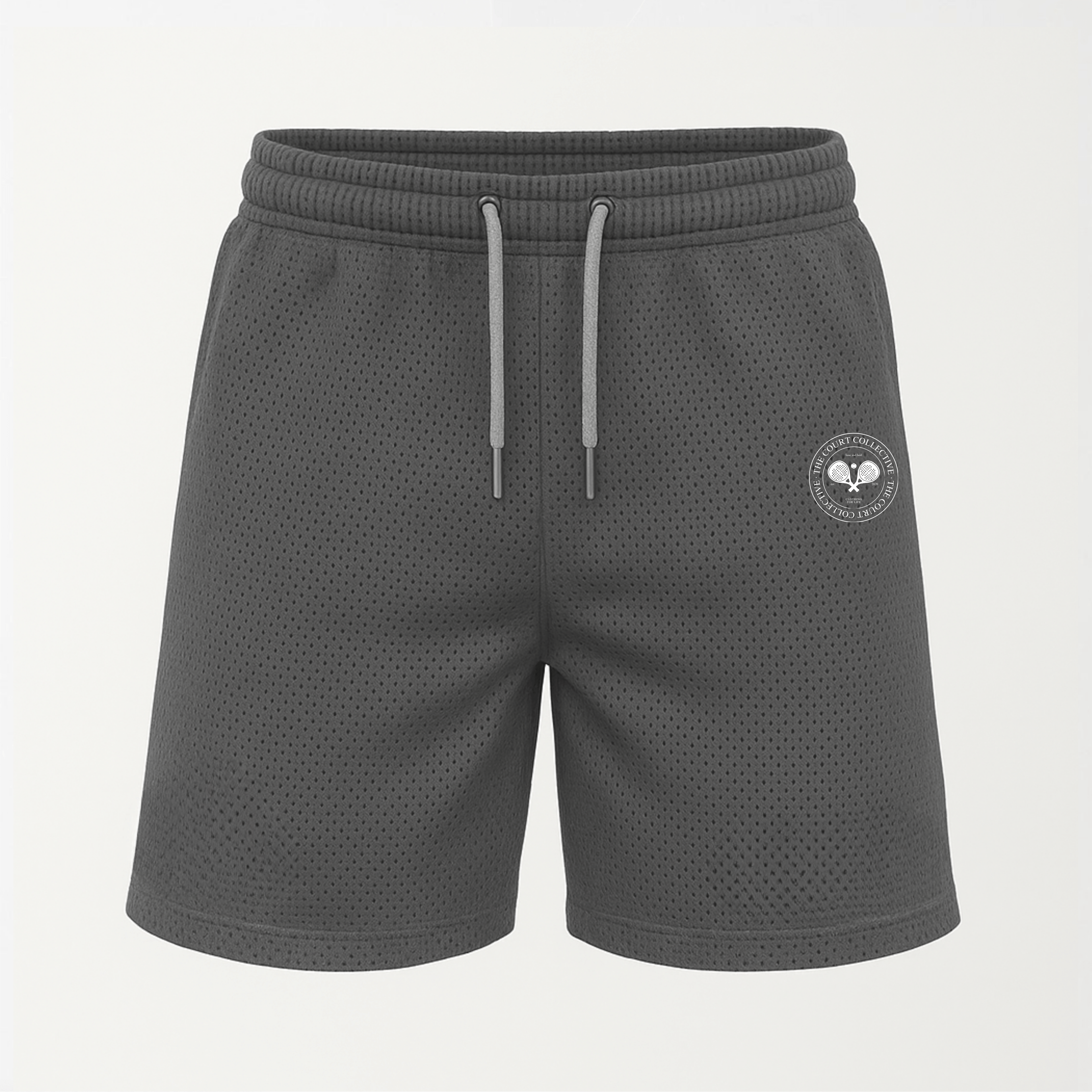 Netplay Grey Mesh Shorts S - Premium Unisex | LEKSI Pakistan