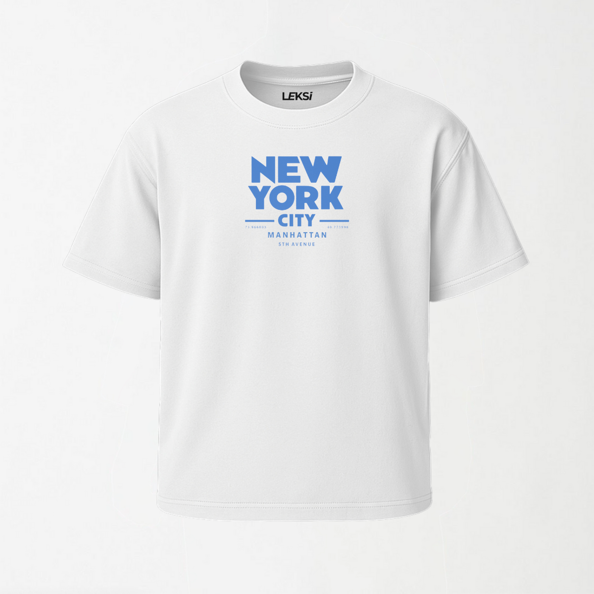 New York City - Round Neck Unisex T Shirt S - Premium Unisex Graphic T-Shirt | LEKSI Pakistan