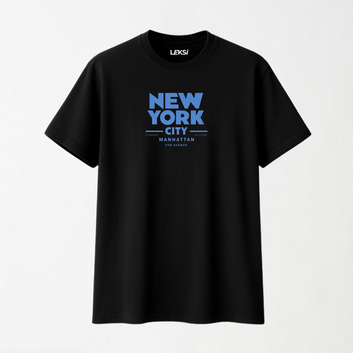 New York City - Round Neck Unisex T Shirt S - Premium Unisex Graphic T-Shirt | LEKSI Pakistan