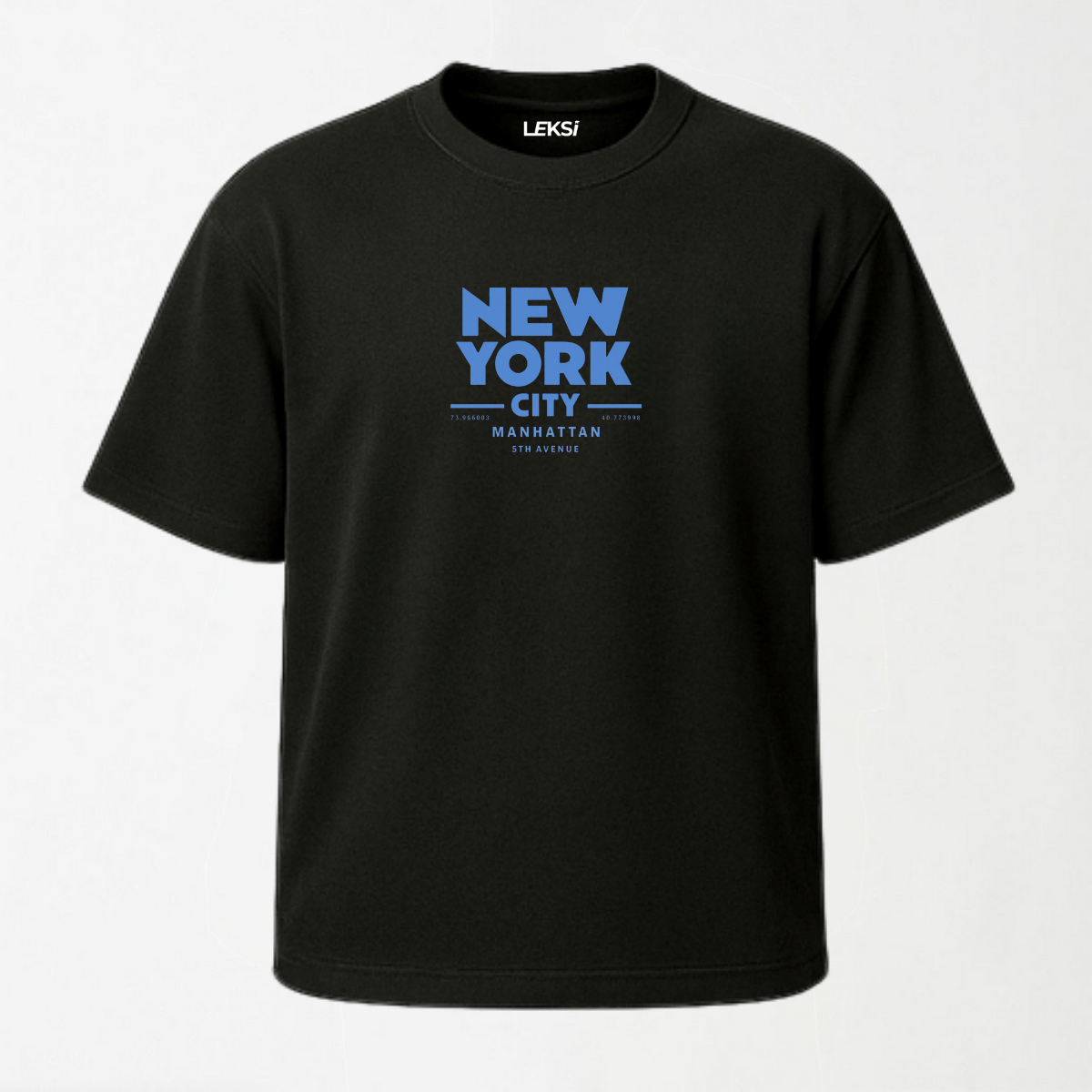 New York City - Round Neck Unisex T Shirt S - Premium Unisex Graphic T-Shirt | LEKSI Pakistan