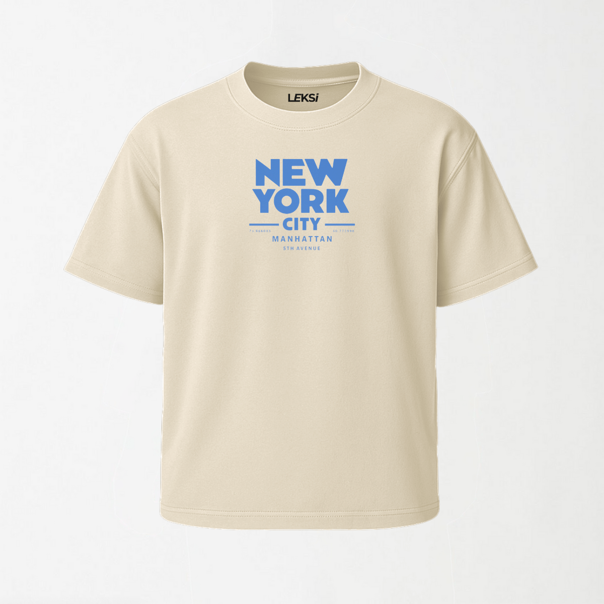 New York City - Round Neck Unisex T Shirt S - Premium Unisex Graphic T-Shirt | LEKSI Pakistan