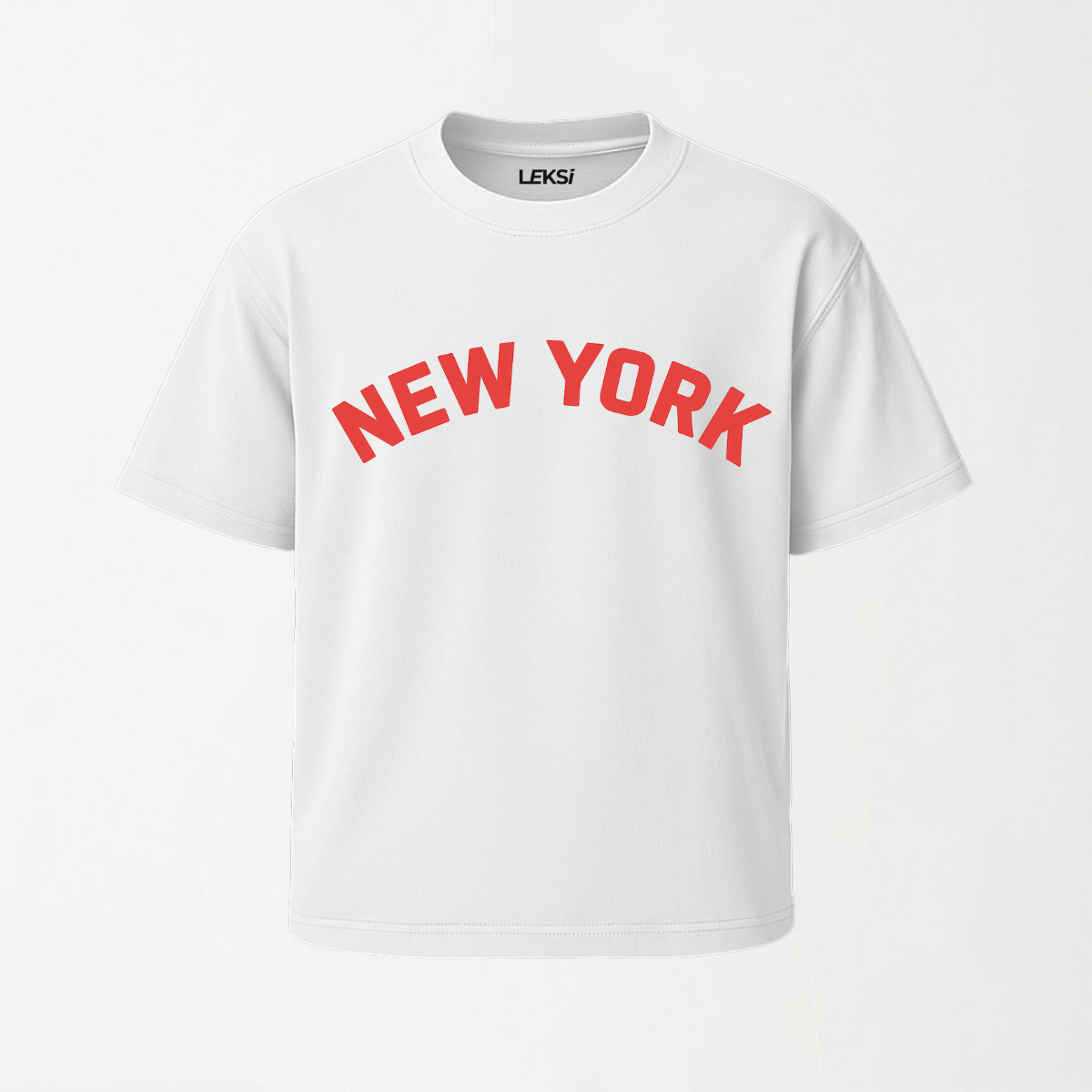 New York - Round Neck Unisex T Shirt S - Premium Unisex Graphic T-Shirt | LEKSI Pakistan