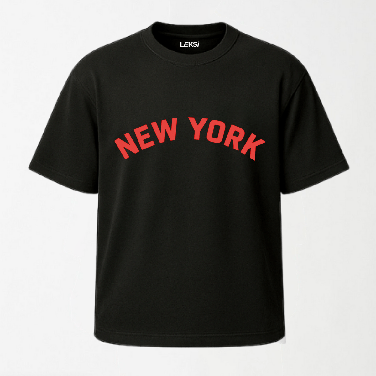 New York - Round Neck Unisex T Shirt S - Premium Unisex Graphic T-Shirt | LEKSI Pakistan