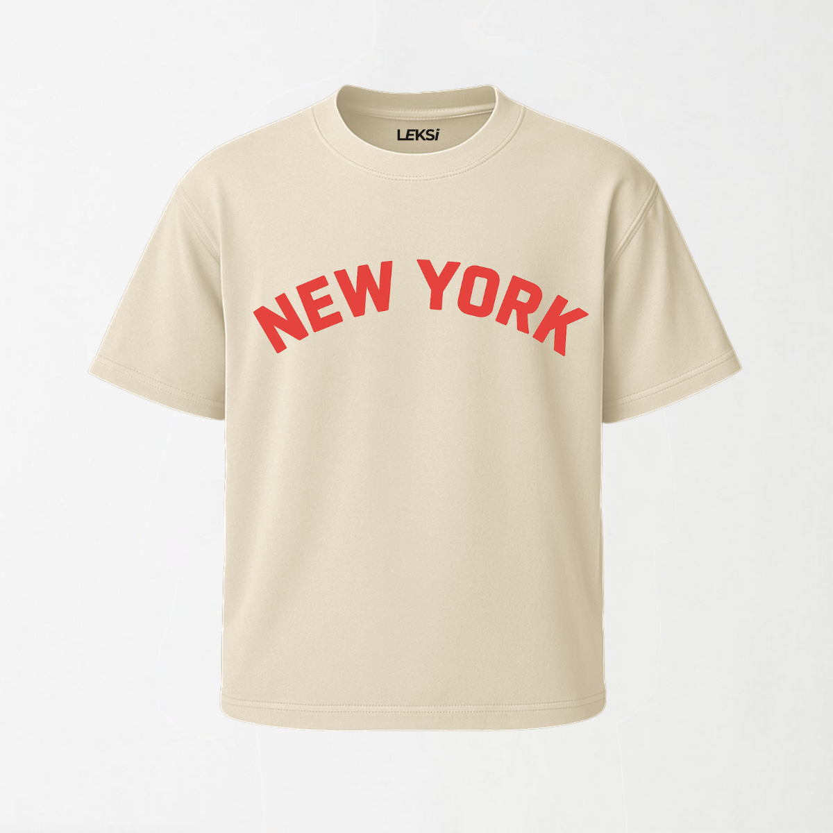 New York - Round Neck Unisex T Shirt S - Premium Unisex Graphic T-Shirt | LEKSI Pakistan