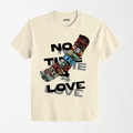 No Time 4 Love Slogan - Round Neck Unisex T Shirt S - Premium Unisex Graphic T-Shirt | LEKSI Pakistan