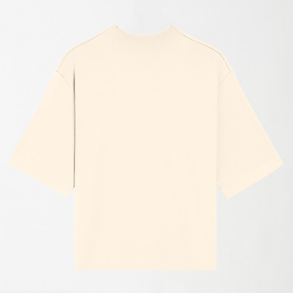 Off White - Drop Shoulder Oversized Unisex Plain T-Shirt S - Premium Unisex | LEKSI Pakistan