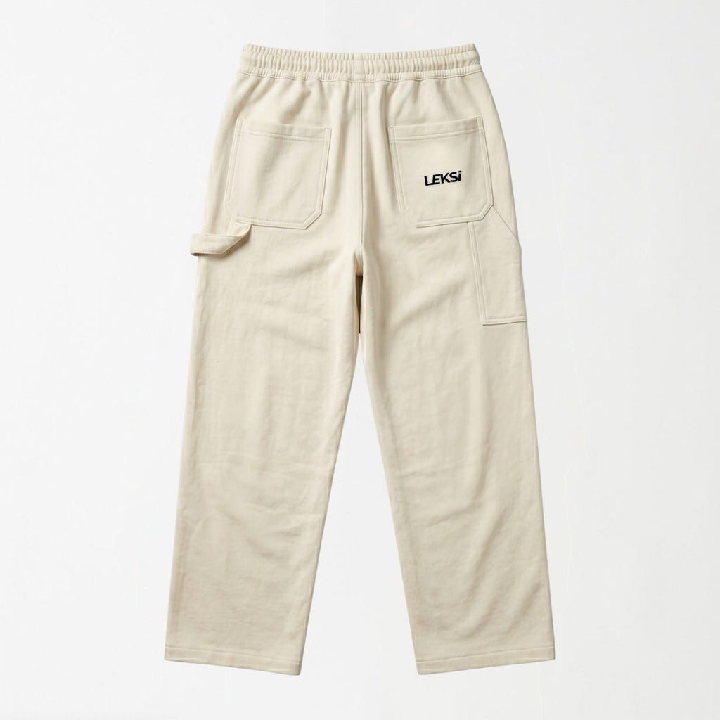 Off White Unisex Terry Co-ord S - Premium Unisex Terry Coord | LEKSI Pakistan