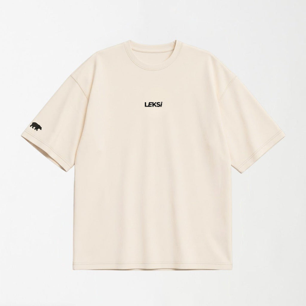 Off White Unisex Terry Co-ord S - Premium Unisex Terry Coord | LEKSI Pakistan
