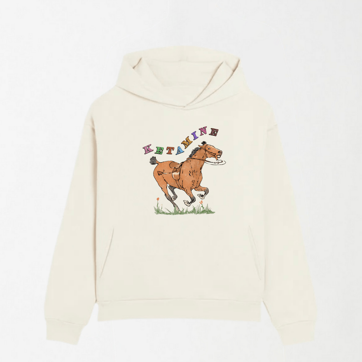Orange Pony - Graphic Hoodie S - Premium Unisex | LEKSI Pakistan