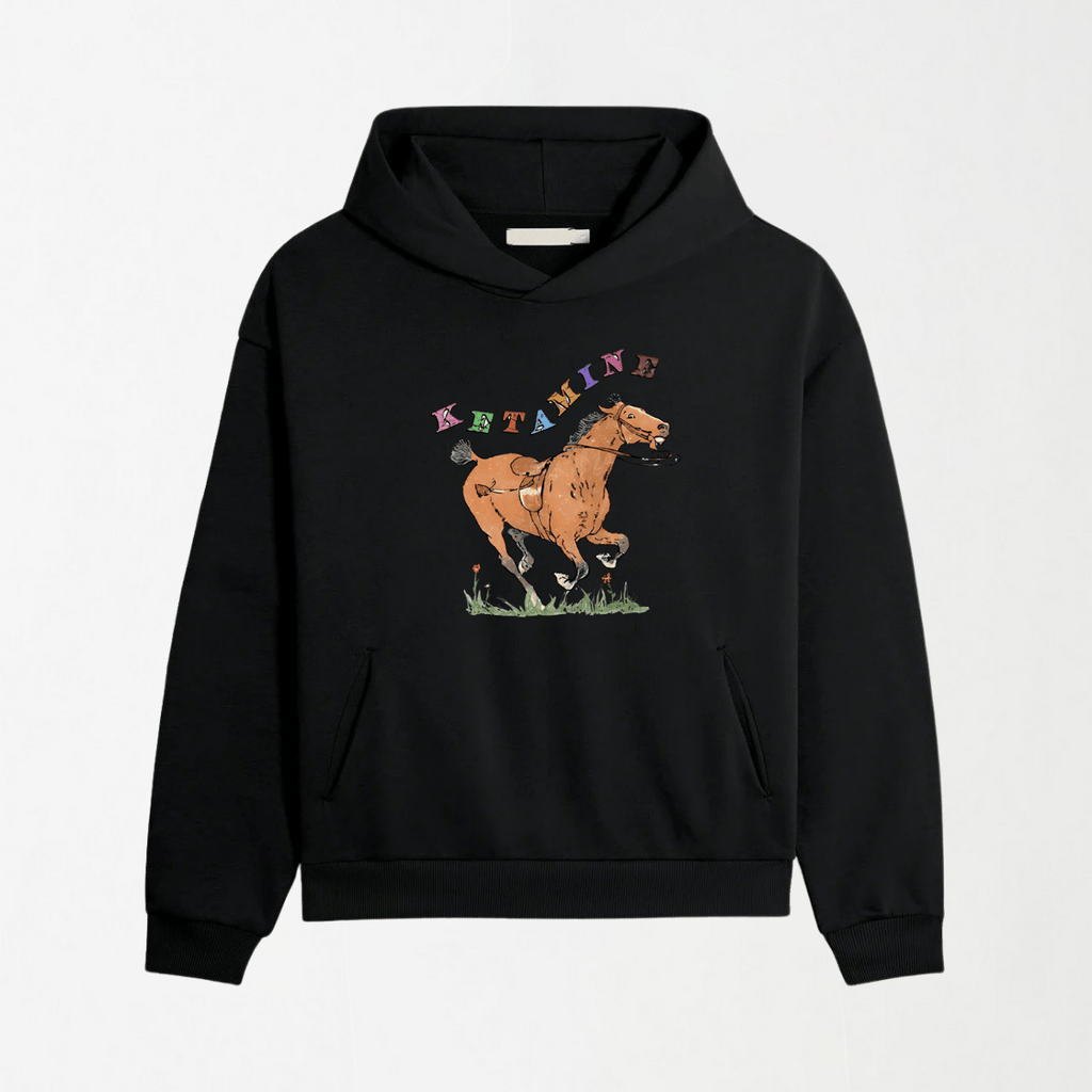 Orange Pony - Graphic Hoodie S - Premium Unisex | LEKSI Pakistan