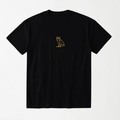 OVO (Beige Owl) - Black Round Neck Unisex T-Shirt XXS - Premium Unisex Graphic T-Shirt | LEKSI Pakistan