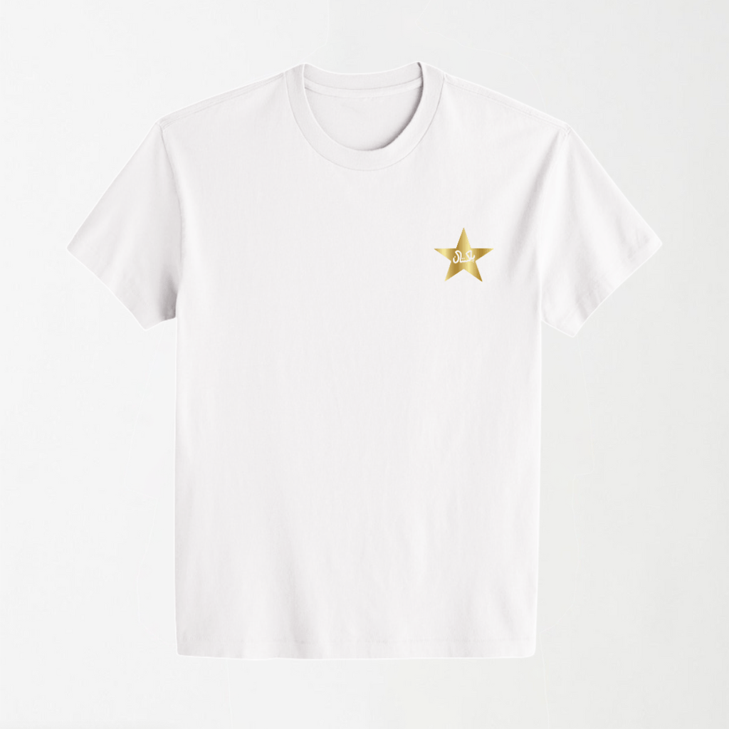 Pakistan Cricket T-Shirt - Gold Star S - Premium Unisex Graphic T-Shirt | LEKSI Pakistan