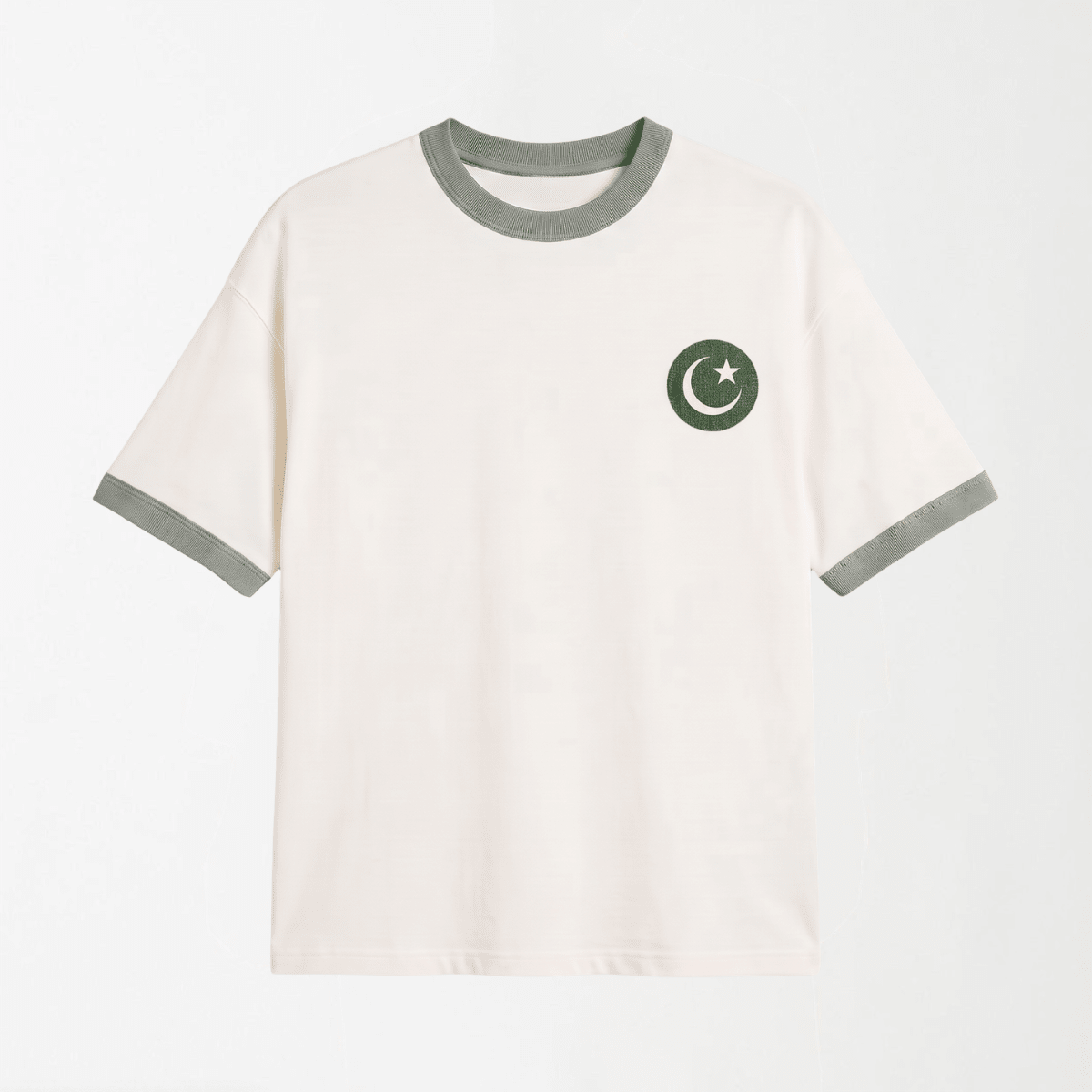 Pakistan League Ringer Oversized Tee XS - Premium Unisex Graphic T-Shirt | LEKSI Pakistan