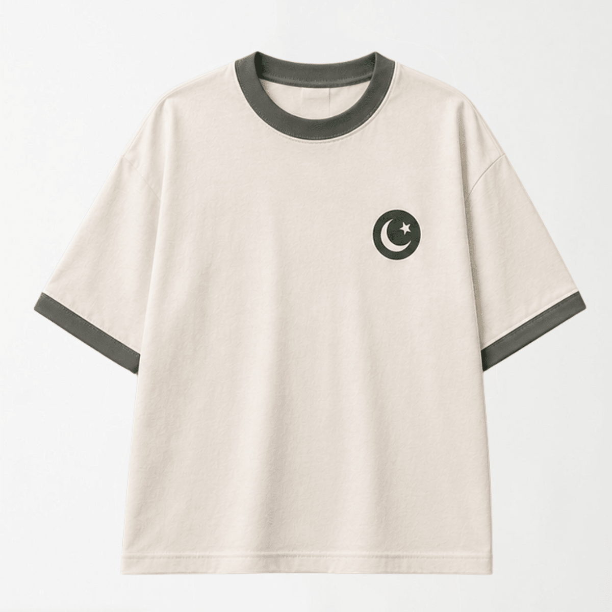 Pakistan League Ringer Oversized Tee XS - Premium Unisex Graphic T-Shirt | LEKSI Pakistan