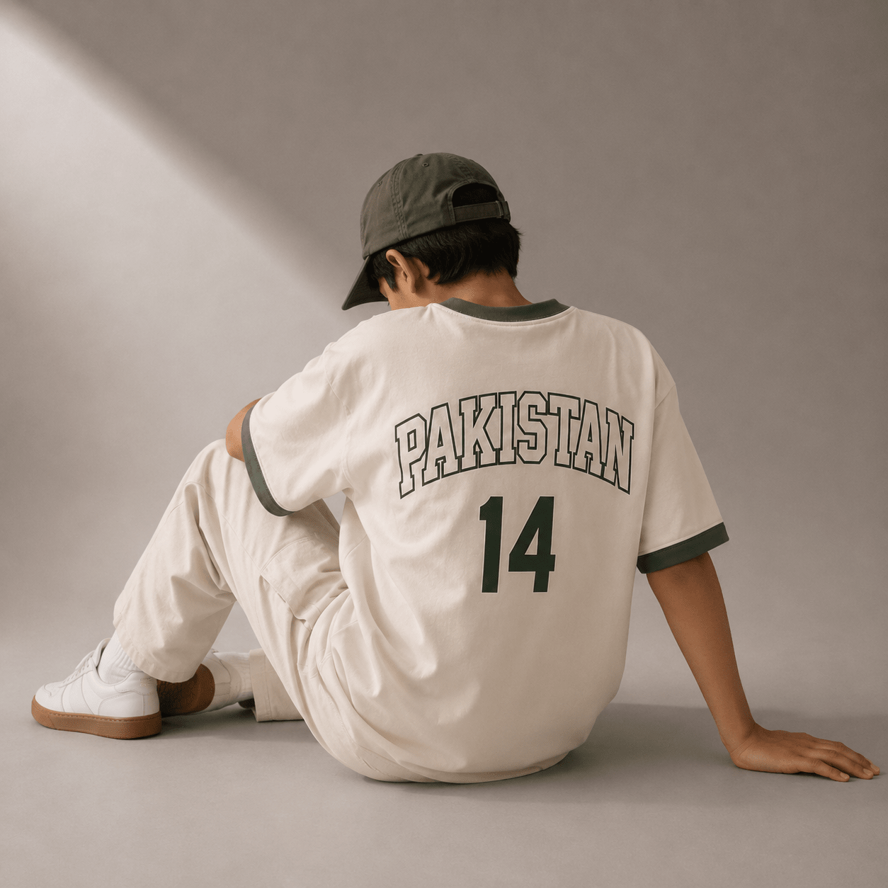 Pakistan League Ringer Oversized Tee XS - Premium Unisex Graphic T-Shirt | LEKSI Pakistan