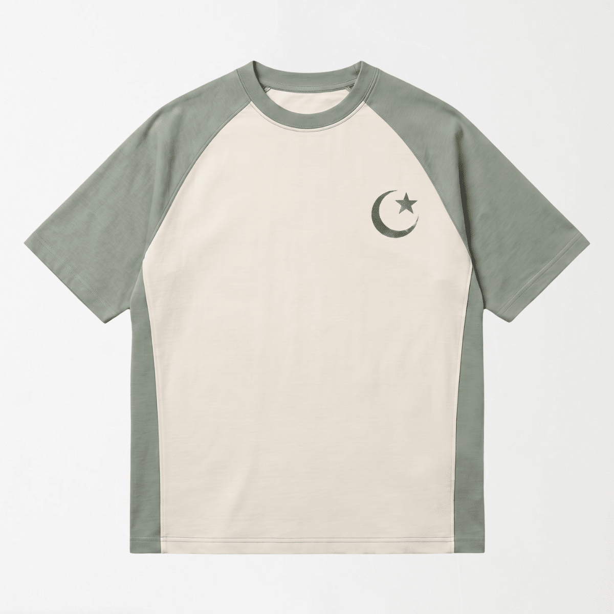 Pakistan Unity Raglan T-Shirt S - Premium Unisex Graphic T-Shirt | LEKSI Pakistan