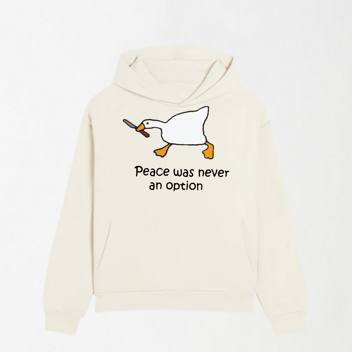Peace Was Never An Option - Graphic Hoodie S - Premium Unisex | LEKSI Pakistan