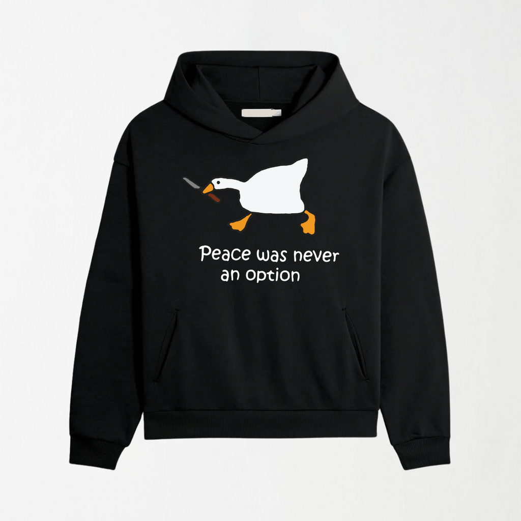 Peace Was Never An Option - Graphic Hoodie S - Premium Unisex | LEKSI Pakistan