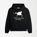 Peace Was Never An Option - Graphic Hoodie S - Premium Unisex | LEKSI Pakistan