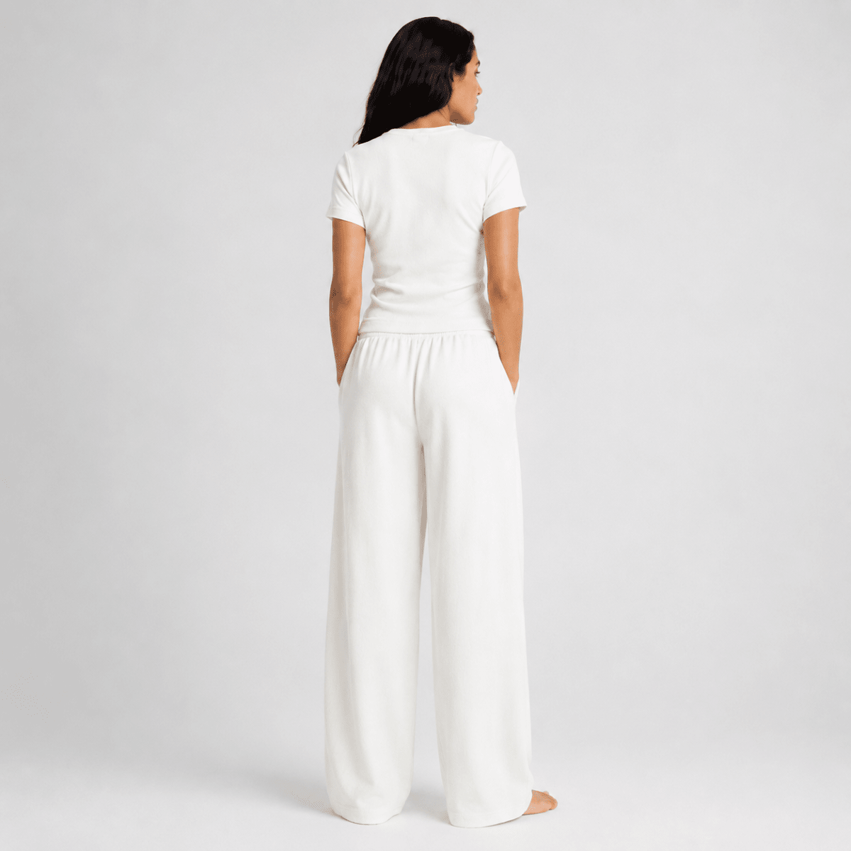 Pearl Wide-Leg Pull-On Trousers XS - Premium Unisex | LEKSI Pakistan