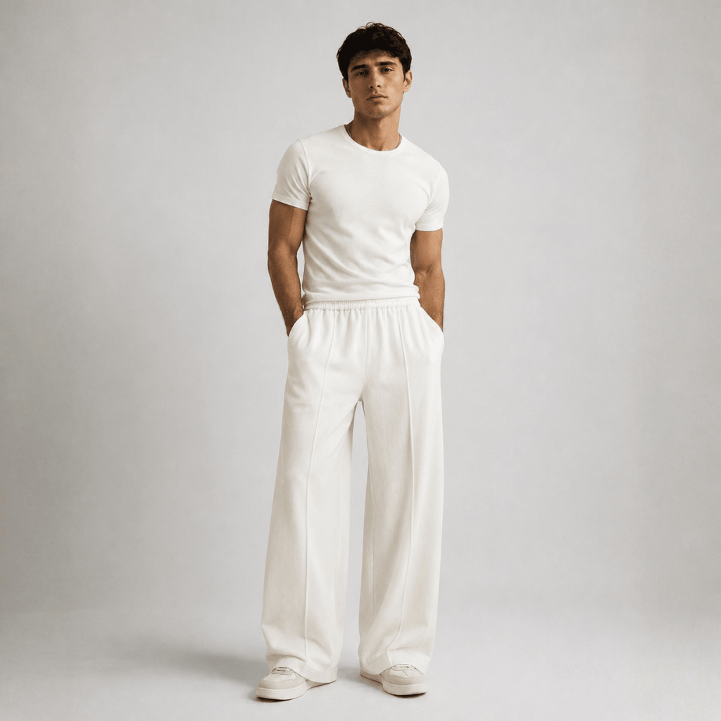 Pearl Wide-Leg Pull-On Trousers XS - Premium Unisex | LEKSI Pakistan