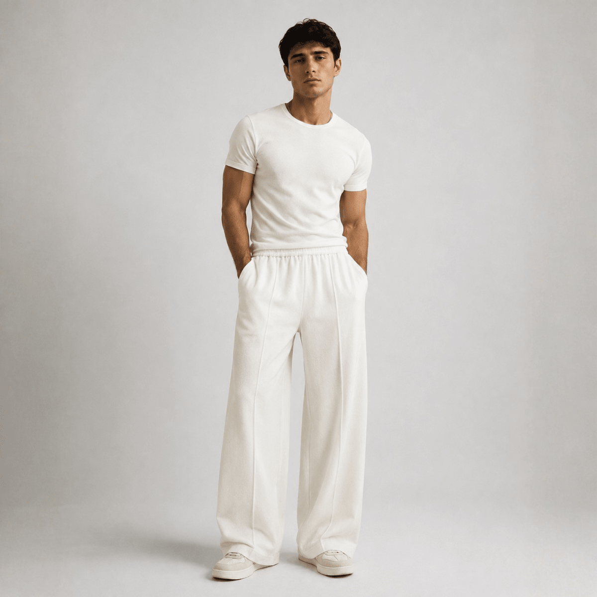 Pearl Wide-Leg Pull-On Trousers XS - Premium Unisex | LEKSI Pakistan