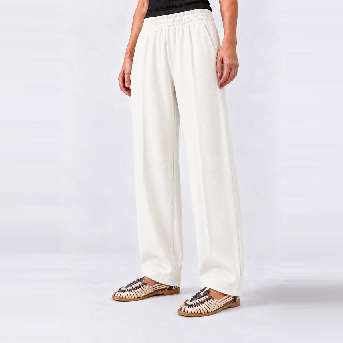 Pearl Wide-Leg Pull-On Trousers XS - Premium Unisex | LEKSI Pakistan